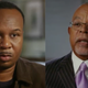Roy Wood Jr. sits down with Louis Gates Jr. on Season 7 of Finding Your Roots.